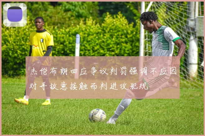 杰伦布朗回应争议判罚强调不应因对手故意接触而判进攻犯规